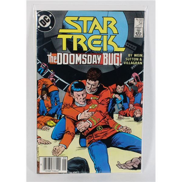 #1846 DC Detective Comics Star Trek #34 Jan 1987