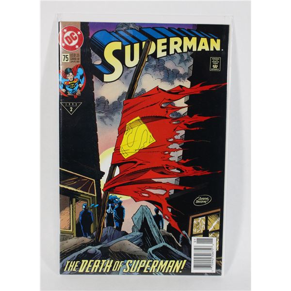#1847 DC Detective Comics Superman #75 Jan 1993