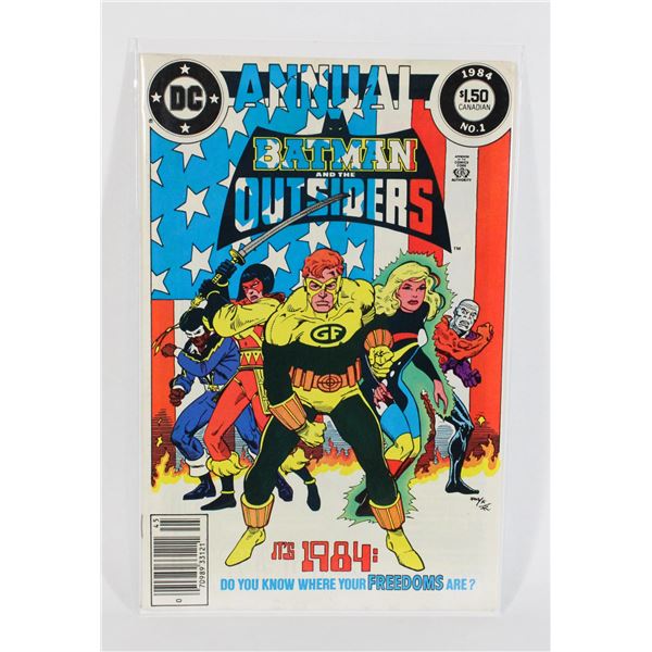 #1861 DC Comics Batman and the Outsiders Annual #1