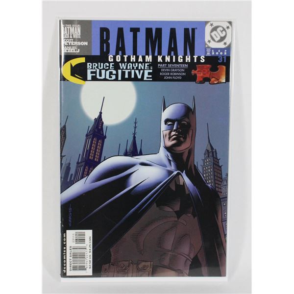 #1862 DC Comics Batman Gotham Knights #31 2002