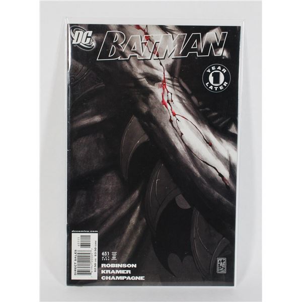 #1863 DC Detective Comics Batman #651 May 2006