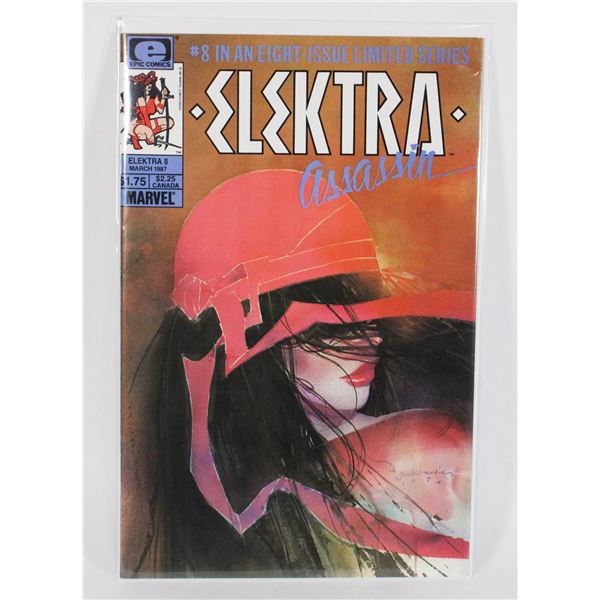 #1868 Epic Comics Electra Assassin #8 March 1987