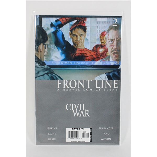 #1898 Marvel Comics Front Line Civil War #2 2006