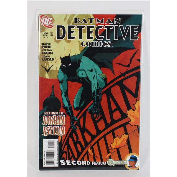 #1911 DC Detective Comics #864 Batman June 2010