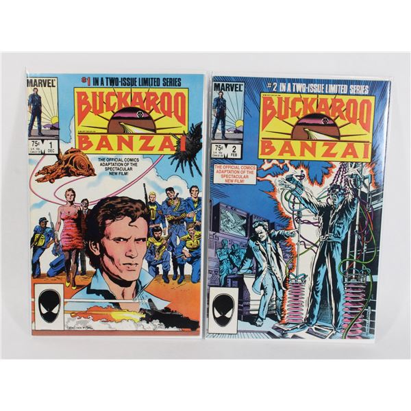 #1925 Marvel Comics Buckaroo Banzai #1-#2 1984