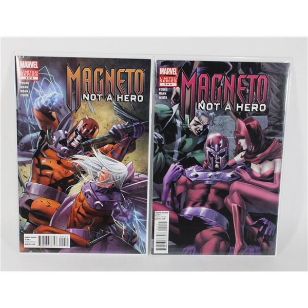 #1929 Marvel Comics Magneto Not A Hero #2 #4 2012