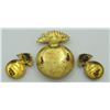 Image 2 : #349A WW2 Edmonton Fusiliers Cap Badge Collar Set