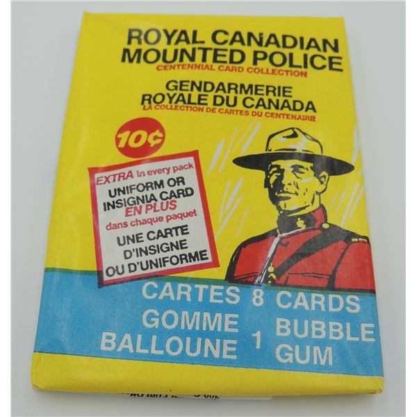 #1457a Sealed Royal Canadian Mounted Police Cards