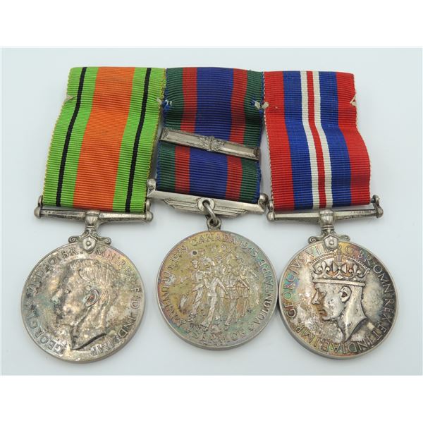 #258a WW2 Canadian Silver War Medal CVSM Defence