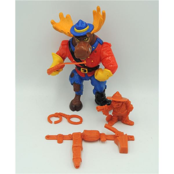 #15a Playmates Toys 1992 TMNT Monty Moose RCMP