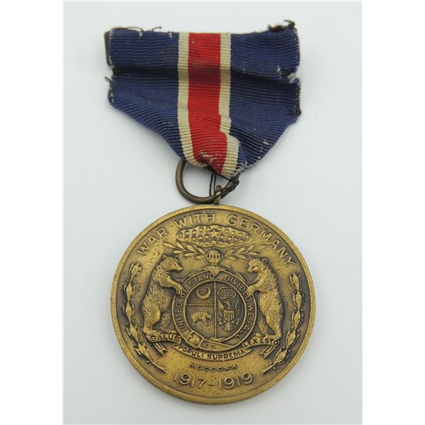 #258h United States State of Missouri WWI Medal