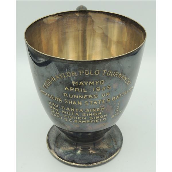 #291a 1925 British Southern Shan S Battalion Cup