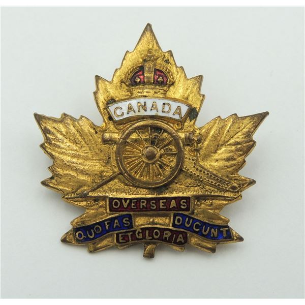 #334a WW1 Canadian Field Artillery Sweetheart Pin
