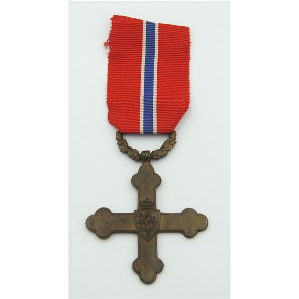 #258i WW2 1940-1945 Norwegian War Cross Medal
