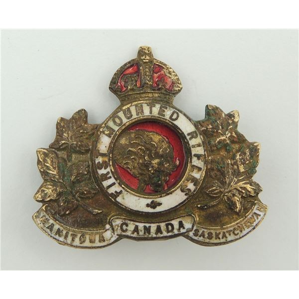 #334b WW1 1st Mounted Rifles Sweetheart Pin