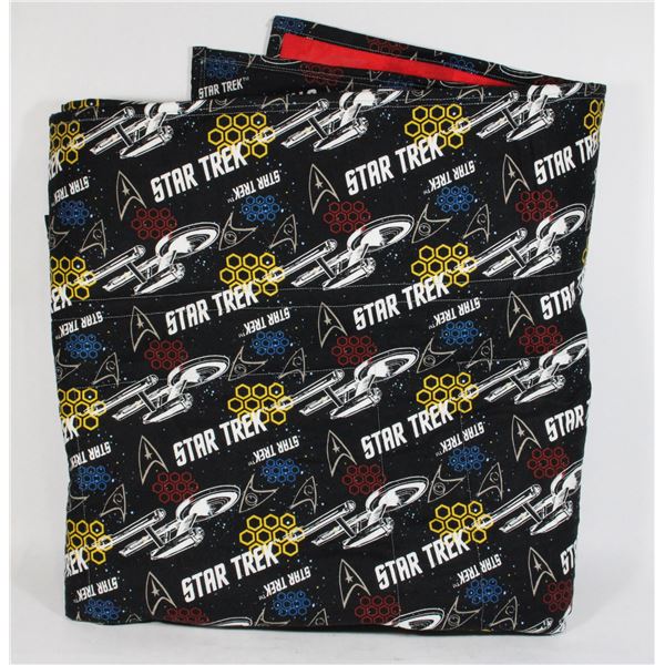 STAR TREK THEMED HAND MADE QUILT