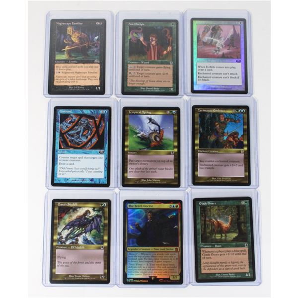 LOT OF 9 DECKMASTER MAGIC THE GATHERING CARDS 2001