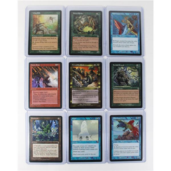 LOT OF 9 MAGIC THE GATHERING CARDS IN PROTECTIVE