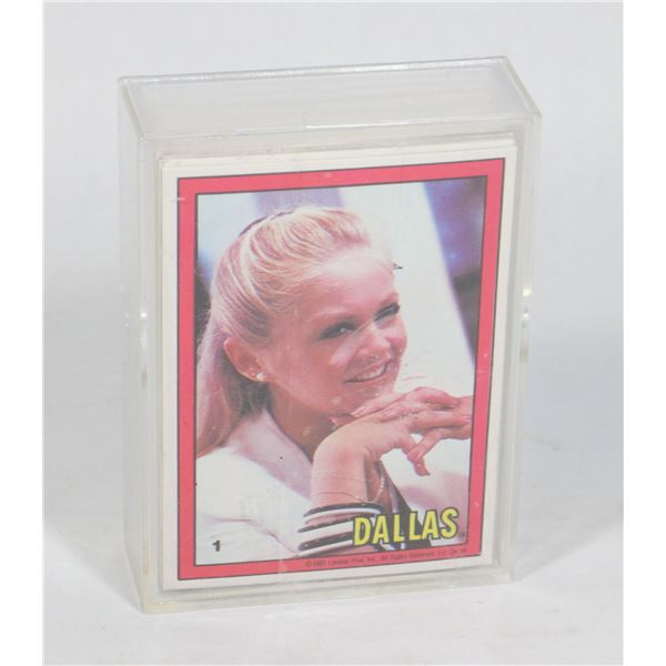 DALLAS 1981 CARDS DONRUSS IN PLASTIC CASE