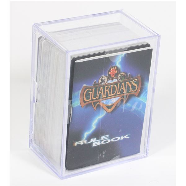 GUARDIANS CARD LOT IN PLASTIC CASE 1995 +BOOK