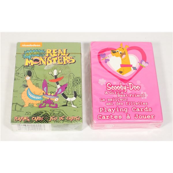 SEALED AAAHH!!! REAL MONSTERS PLAYING CARDS