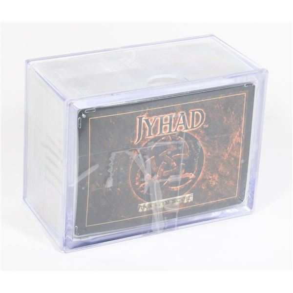 JYHAD DECKMASTER CARD LOT W/PLASTIC CASE WOTC
