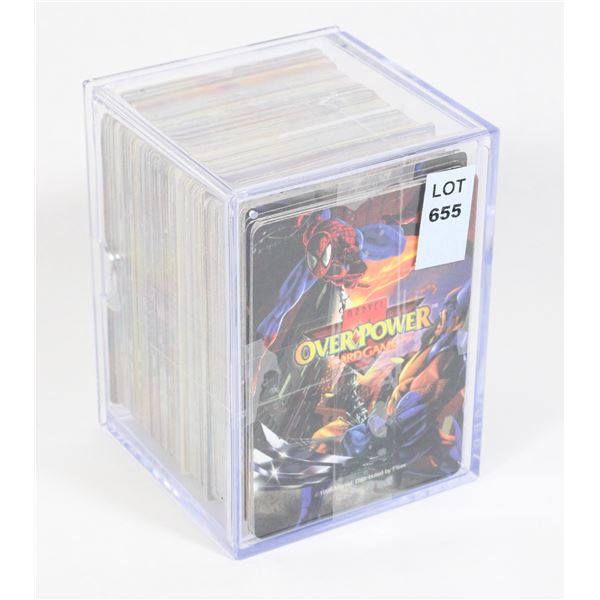 1997 MARVEL OVERPOWER CARD GAME LOT