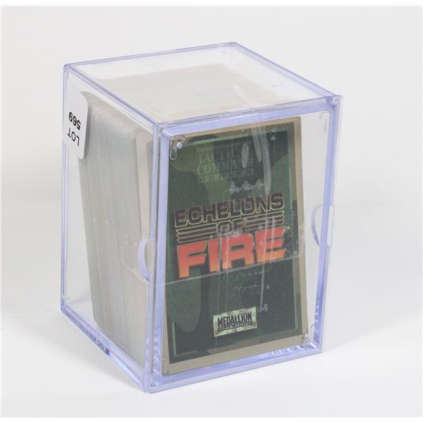 ECHELONS OF FIRE CARD LOT + PLASTIC CASE 1995