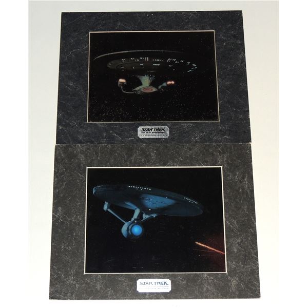 STAR TREK CHROMART CHROMIUM PRINT PAIR