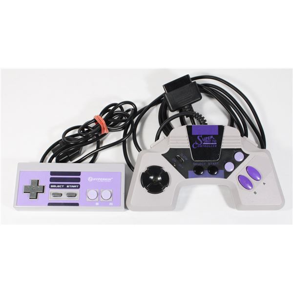 SUPER NINTENDO SUPER SMART PAD CONTROLLER AND