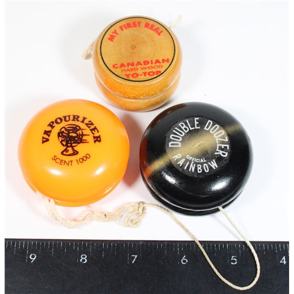 YO-YO COLLECTIBLES LOT INCLUDING