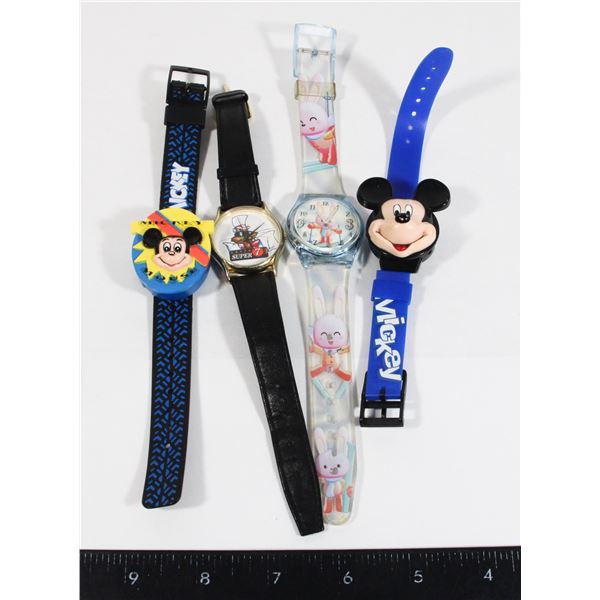 LOT OF ASSORTED WATCHES INCLUDING WALT DISNEY
