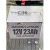 Image 4 : NEW DAKOTA LITHIUM 12v 23Ah LiFePO4 Battery with Dual USB Ports & Voltmeter built in, RETAIL $359
