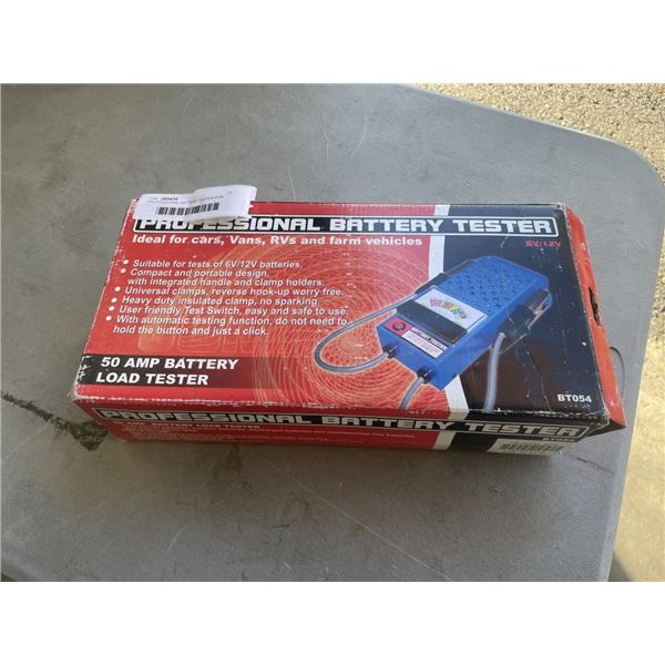 PROFESSIONAL BATTERY TESTER FOR CARS, VANS, RVS AND FARM VEHICLES