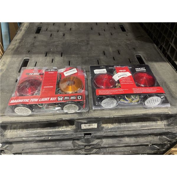 2 NEW MAGNETIC LED  TRALIER LIGHT SETS