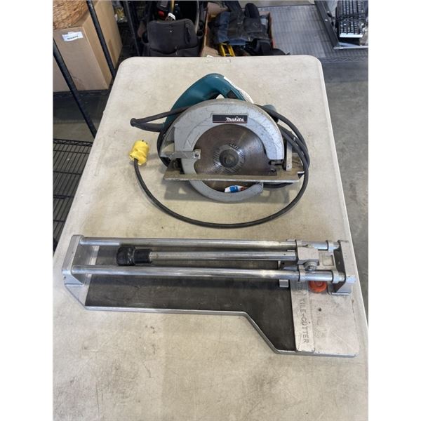 MAKITA CIRCULAR SAW AND TILE CUTTER