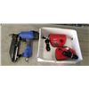 Image 1 : 2  M12 MILWAUKEE BATTERY CHARGERS AND PNEUMATIC NAILER