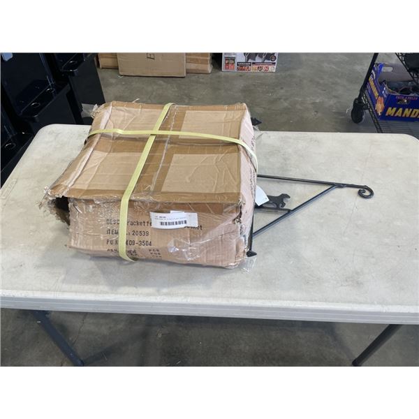 NEW CASE OF 16 INCH PLANT BASKET HOLDER BRACKETS