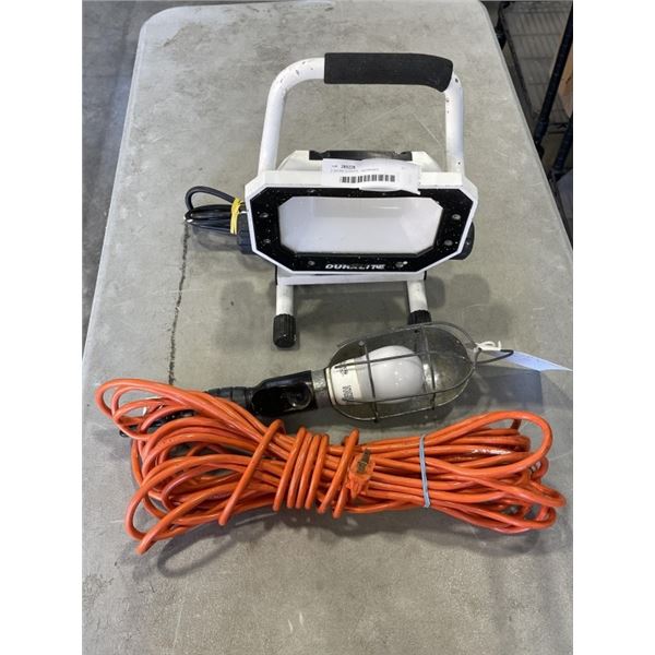 2 WORK LIGHTS - WORKING