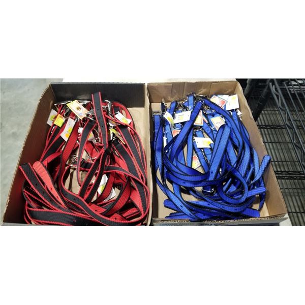 2 TRAYS OF NEW DOG COLLARS