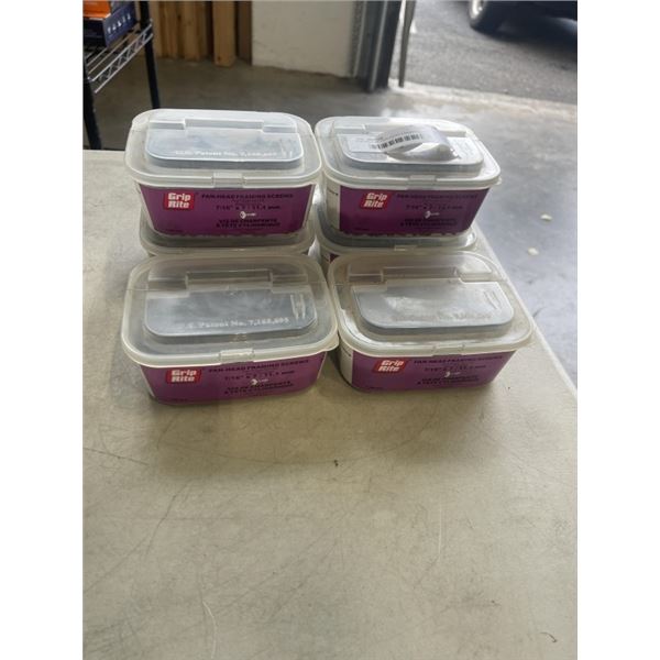 6 BOXES OF PAN-HEAD FRAMING SCREWS