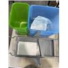 Image 2 : UNDER COUNTER PULL OUT 2 BIN RECYCLING UNIT AND 3 WIRE ORGANIZING RACKS