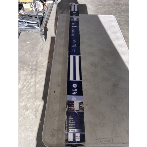 4 PACK 48 INCH LED GE COOL WHITE BULBS