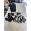 Image 1 : LOT OF WALKIE TALKIES AND CHARGERS AND SPACE HEATER