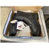 Image 2 : NEW DAFFO MODE STEEL TOE WORKBOOTS SIZE MENS 11 BLACK