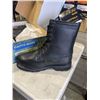 Image 3 : NEW DAFFO MODE STEEL TOE WORKBOOTS SIZE MENS 11 BLACK
