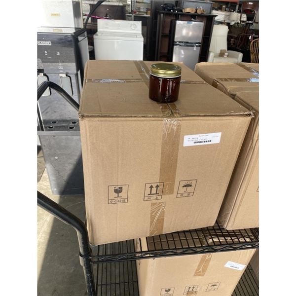 140 LIDDED 250ML GLASS JARS