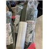 Image 3 : BOX OF CARPET RUNNERS AND ROLLS OF LEATHER FABRIC