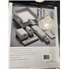 Image 3 : CASE OF 12 NEW BLACK MODERN DESK ORGANIZER SETS