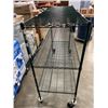 Image 1 : GREEN WIRE ROLLING RACK, 24 DEEP, 72 LONG